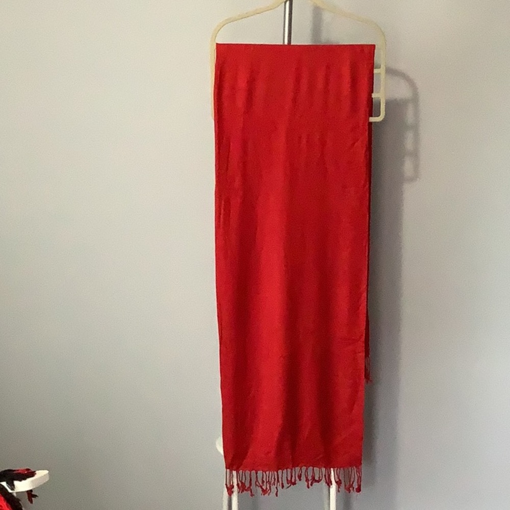 Elegant Red Shawl/Wrap